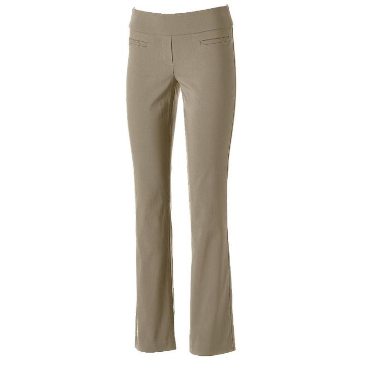 Apt. 9, Women's &reg; Modern Fit Bootcut Dress Pants, Size: 16 T/l, Grey