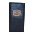 John Deere Leather Checkbook Wallet - Men, Black