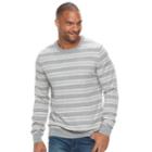Big & Tall Sonoma Goods For Life&trade; Classic-fit Coolmax Crewneck Sweater, Men's, Size: L Tall, Med Grey