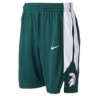 Men's Nike Michigan State Spartans Dri-fit Rep Shorts, Size: Medium, Green