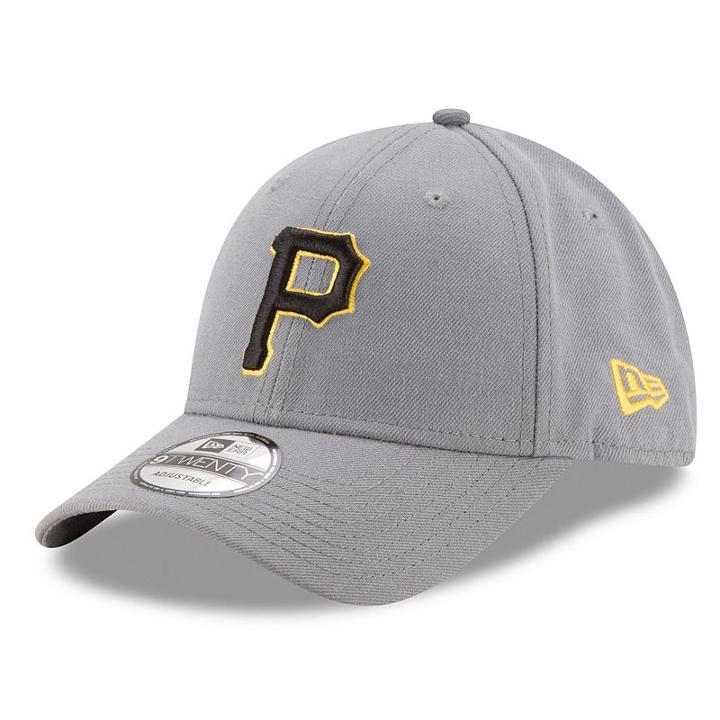 Adult New Era Pittsburgh Pirates 9forty The League Storm Adjustable Cap, Grey