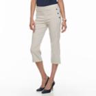 Women's Dana Buchman Millennium Sailor Capris, Size: Xl, Lt Brown