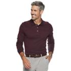 Men's Croft & Barrow&reg; Classic-fit Easy-care Interlock Polo, Size: Xxl, Drk Purple