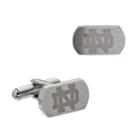 Fiora Stainless Steel Notre Dame Fighting Irish Cuff Links, Men's, Grey