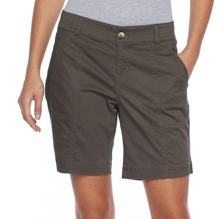 Women's Woolrich Maple Grove Shorts, Size: 18, Dark Grey