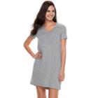 Women's Rock & Republic&reg; T-shirt Dress, Size: Large, Grey