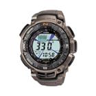 Casio Men's Pathfinder Tough Solar Triple Sensor Digital Chronograph Watch - Pag240t-7, Grey, Durable