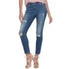 Women's Jennifer Lopez Ankle Skinny Jeans, Size: 18, Med Blue