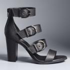 Simply Vera Vera Wang Dusseldorf Women's High Heel Sandals, Size: 8.5, Black