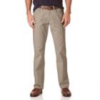 Men's Chaps Classic-fit 5-pocket Twill Flat-front Pants, Size: 36x34, Black