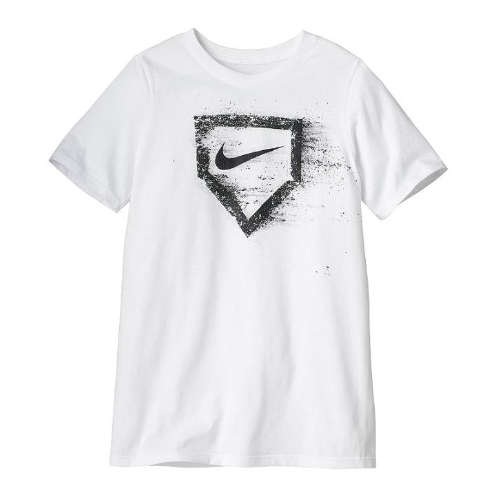Boys 8-20 Nike Baseball Plate Tee, Boy's, Size: Xl, White