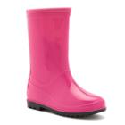 Itasca Puddle Hopper Kids' Waterproof Rain Boots, Girl's, Size: 11, Pink