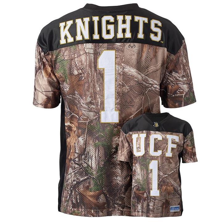 Men's Ucf Knights Game Day Realtree Camo Jersey, Size: Xxl, Brown