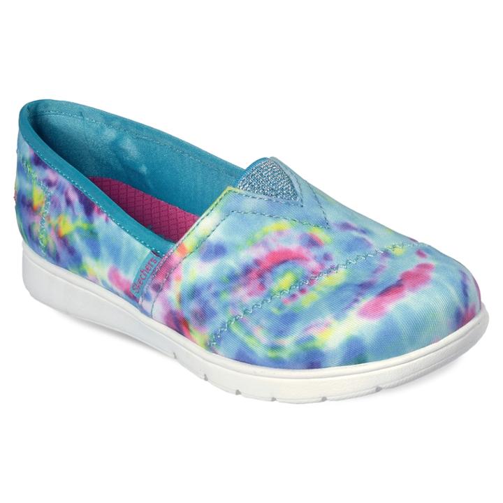 Skechers Pureflex Tie Die Dreams Girls' Sneakers, Size: 12, Green