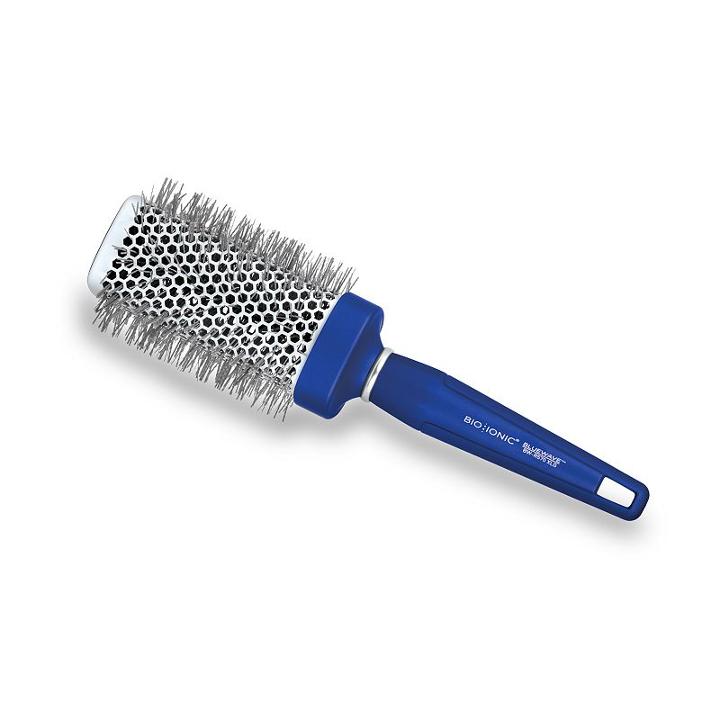 Bio Ionic Bluewave Nanoionic Conditioning 2 Square Round Hair Brush, Blue