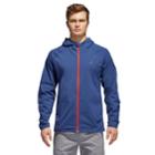 Men's Adidas Woven Jacket, Size: Large, Med Blue