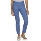 Juniors' Candie's&reg; Audrey Solid Ankle Pants, Girl's, Size: 3, Blue (navy)