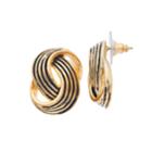 Dana Buchman Braided Knot Stud Earrings, Women's, Gold