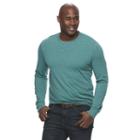 Big & Tall Men's Sonoma Goods For Life&trade; Modern-fit Flexwear Tee, Size: 3xl Tall, Dark Green