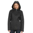 Women's Braetan Hooded Quilted Jacket, Size: Small, Black