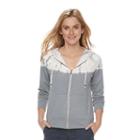 Women's Sonoma Goods For Life&trade; Tie-dye French Terry Hoodie, Size: Xxl, Light Grey