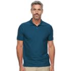 Men's Croft & Barrow&reg; Tailored-fit Polo, Size: Large, Dark Blue