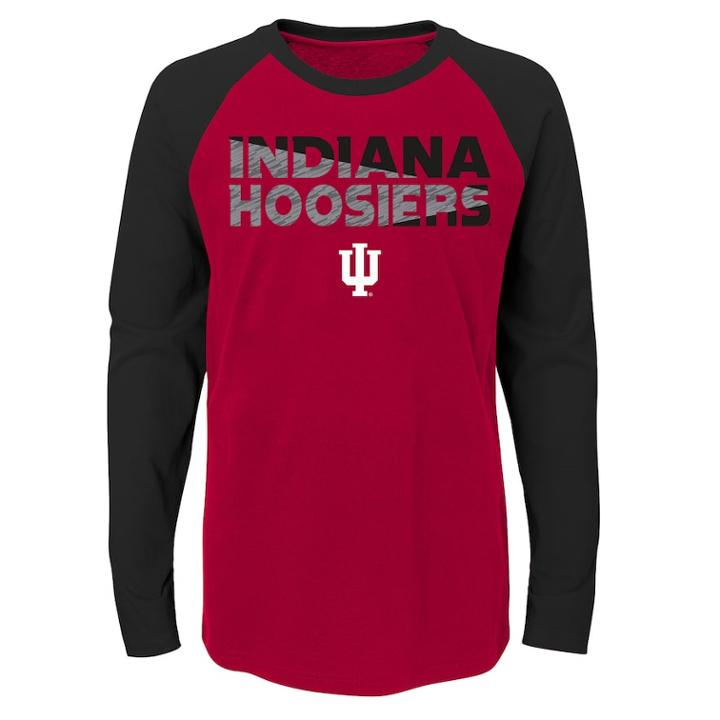 Boys 4-18 Indiana Hoosiers Flux Tee, Size: 12-14, Red