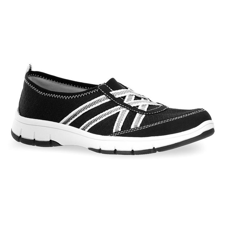 Easy Street Kila Women's Slip-on Shoes, Size: 6 N, Black