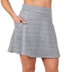 Women's Soybu Flirt Yoga Skirt, Size: Medium, Med Grey