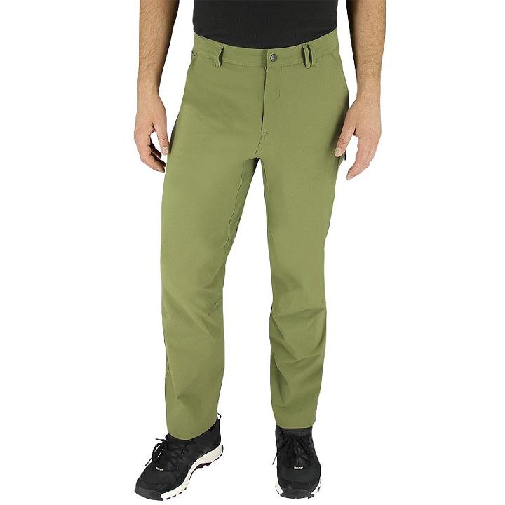 Men's Adidas Flex Hiking Pants, Size: 38, Med Green