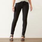 Women's Sonoma Goods For Life&trade; Faded Skinny Jeans, Size: 8 T/l, Black