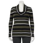 Juniors' Plus Size It's Our Time Cowlneck Ribbed Top, Girl's, Size: 1xl, Dark Green