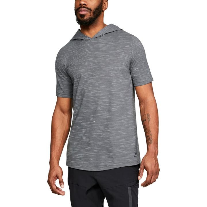 Men's Under Armour Sportstyle Core Hoodie, Size: Small, Silver