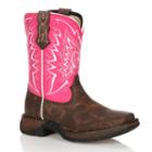 Lil Durango Let Love Fly Girls' 8-in. Western Boots, Girl's, Size: 5, Pink