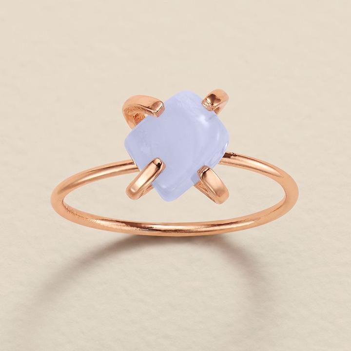 Lc Lauren Conrad Runway Collection Blue Quartz Ring, Women's, Size: 7