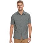 Men's Croft & Barrow&reg; Classic-fit Quick-dry Outdoor Button-down Shirt, Size: Xxl, Grey