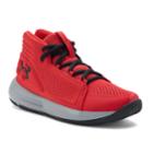 Under Armour Torch Mid Preschool Boys' Basketball Shoes, Size: 1, Red