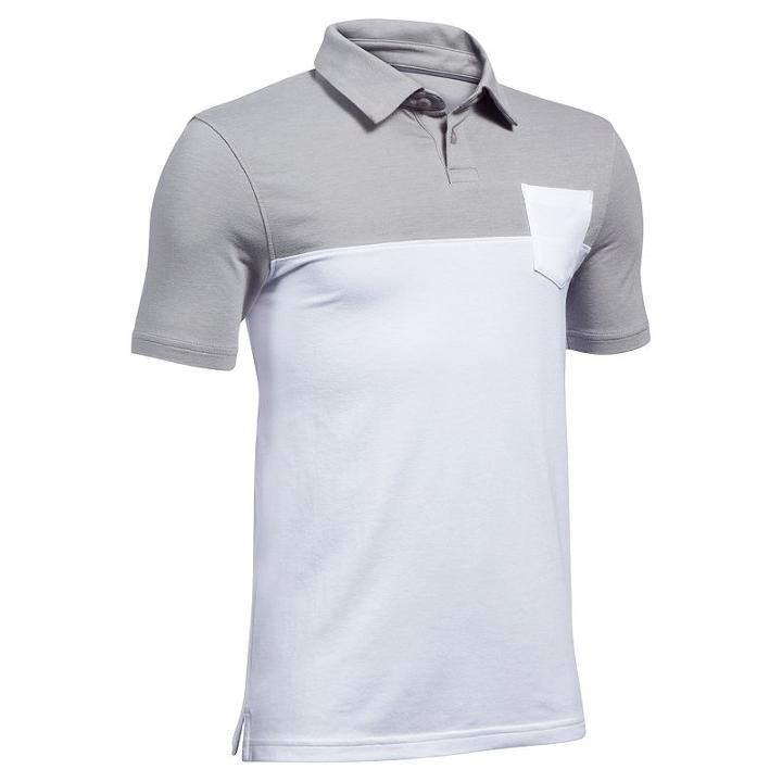 Boys 8-20 Under Armour Charged Colorblock Polo, Boy's, Size: Xl, White