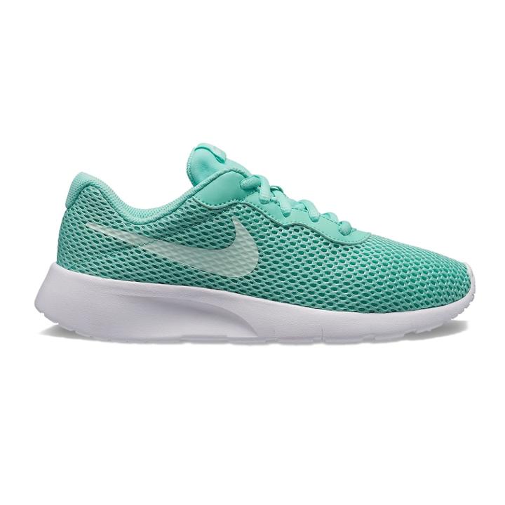 Nike Tanjun Grade School Girls' Shoes, Size: 4, Dark Green