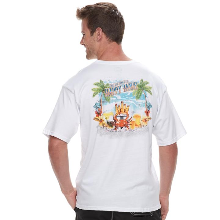 Men's Cotton Links The Ultimate Happy Hour Tee, Size: Large, White