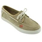 Men's Oklahoma State Cowboys Captain Boat Shoes, Size: 11, Beig/green (beig/khaki)