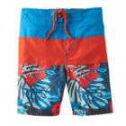 Boys 4-7 Oshkosh B'gosh&reg; Tropical Print Colorblock Swim Trunks, Boy's, Size: 7, Ovrfl Oth