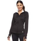 Women's Fila Sport&reg; Long Sleeve Zip-up Jacket, Size: Large, Oxford