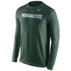 Men's Nike Michigan State Spartans Wordmark Tee, Size: Large, Green
