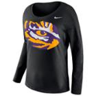 Women's Nike Lsu Tigers Tailgate Long-sleeve Top, Size: Xl, Black