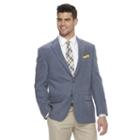 Men's Chaps Chambray Classic-fit Sport Coat, Size: 40 - Regular, Blue