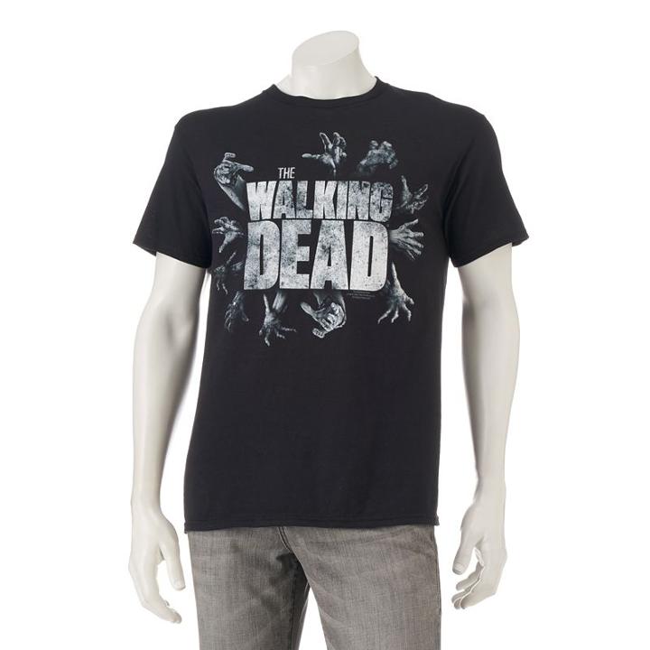 Men's The Walking Dead Reaching Tee, Size: Xxl, Black