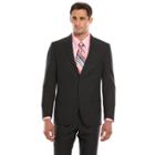Men's Savile Row Modern-fit Black Suit Jacket, Size: 40 Long