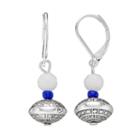 Dana Buchman Geometric Textured Bead Nickel Free Drop Earrings, Women's, Multicolor