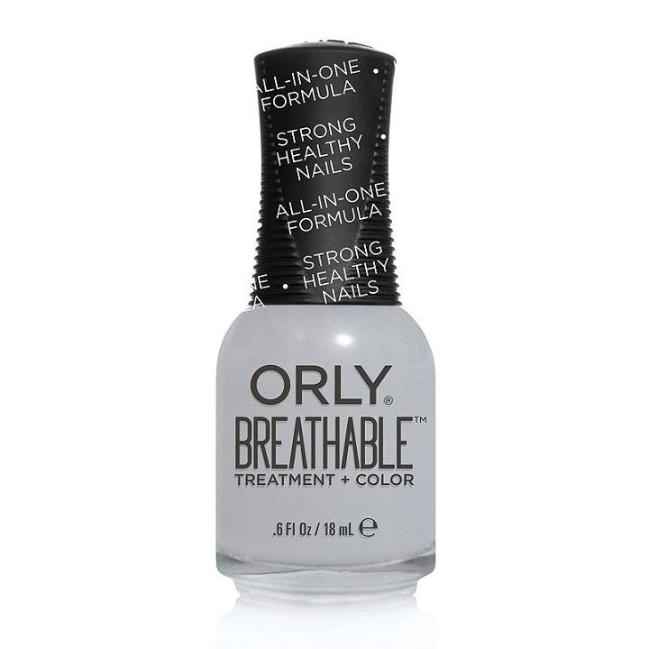Orly Breathable Treatment & Color Nail Polish - Power Packed, Grey